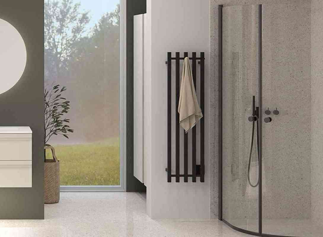 Stainless Steel Heated Towel Rack Bathroom Towel Holder Vertical Electric Heated Towel Rack