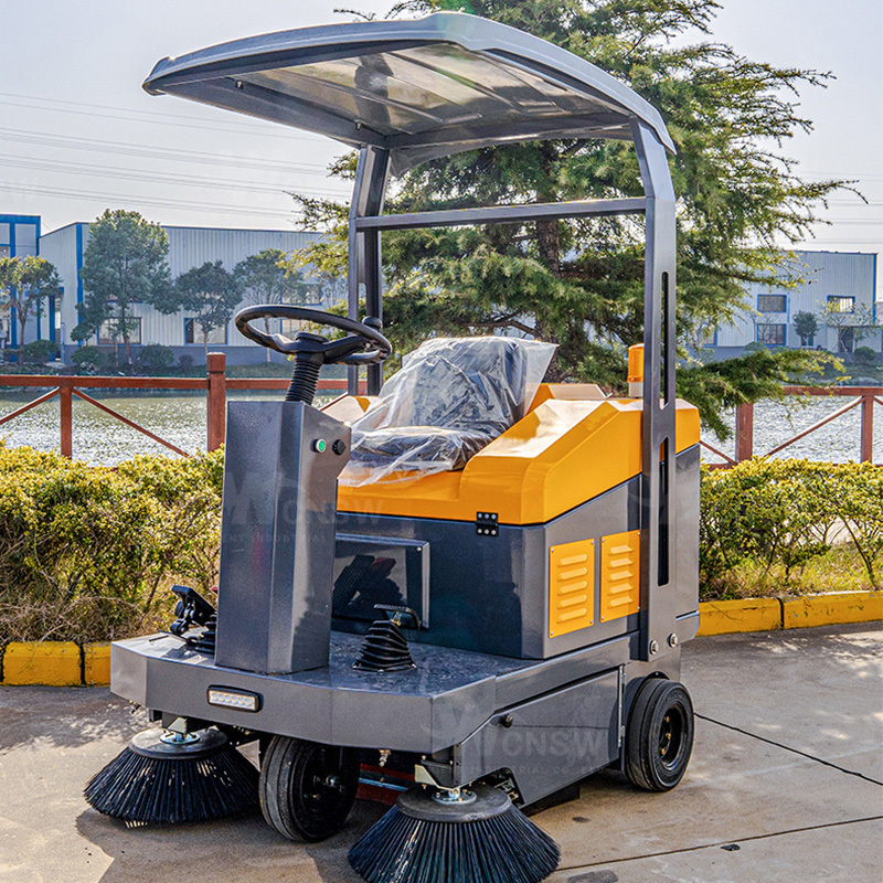 OR-C1150 water spray street vacuum dust floor sweeper equipment with brush and motor