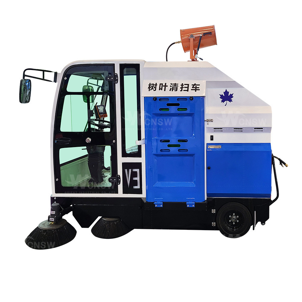 high quality automatic road garbage sweeper mechanical street sweeping truck for sale