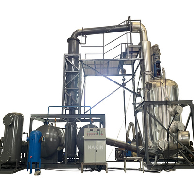 1 Ton Waste Oil To Diesel Oil Distillation Machine Waste Motor Used Engine Oil Recycling Plant