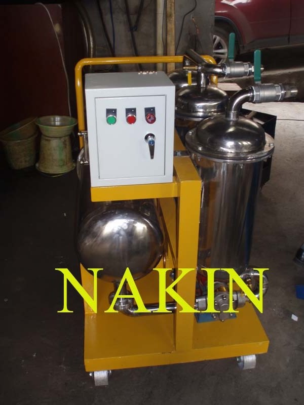 Coalescence oil filter, oil purifier machine