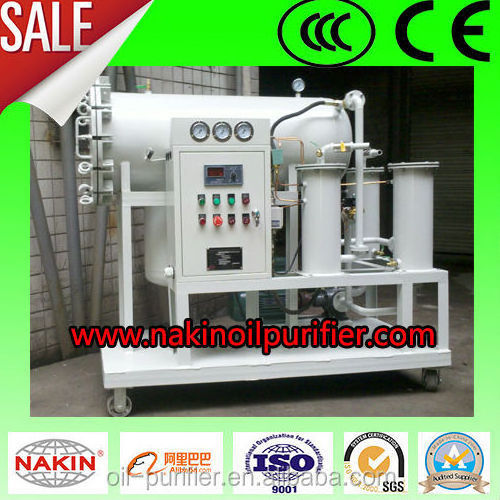 Coalescence oil filter, oil purifier machine