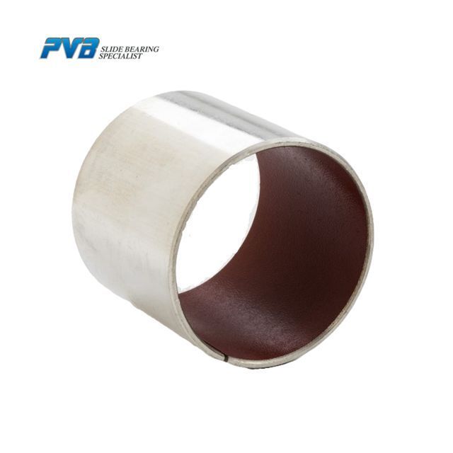 SS304 stainless steel self lubricating bush bearing, SS316 PTFE coated DU bush, SF-1S stainless steel DU bearing factory