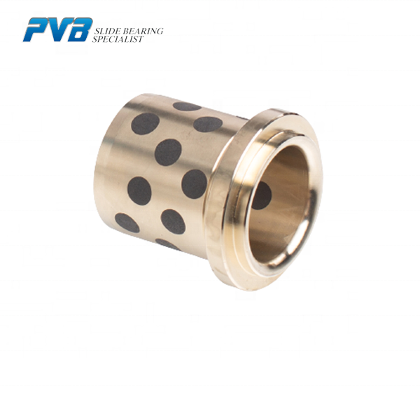 Graphite Brass self lubricated Bushing FU Bushing Bearing Sleeve Plugged Steel  JDB-1 BWG-GT Graphite Bush