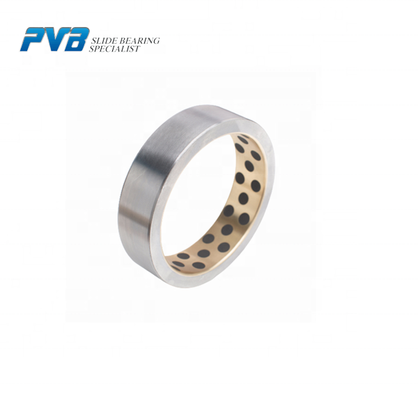 Graphite Brass self lubricated Bushing FU Bushing Bearing Sleeve Plugged Steel  JDB-1 BWG-GT Graphite Bush