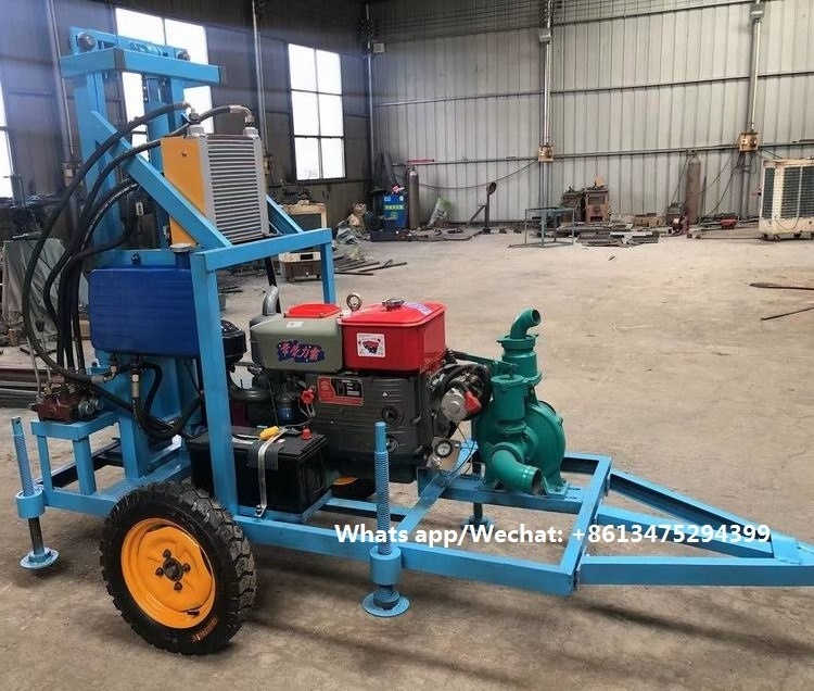 Small Electric Water Well Drilling Rigs / Portable Deep Water Bore Drilling Machines For Sale