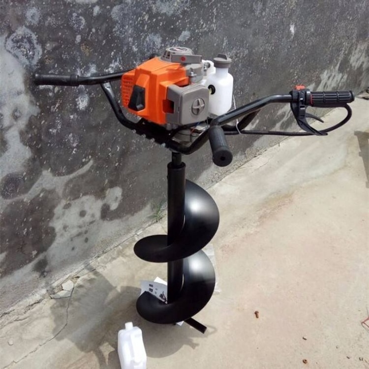 52cc Gasoline Earth Auger or Tree Planting Digging Machine or Gasoline Post Hole Digger