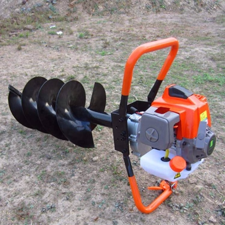 52cc Gasoline Earth Auger or Tree Planting Digging Machine or Gasoline Post Hole Digger