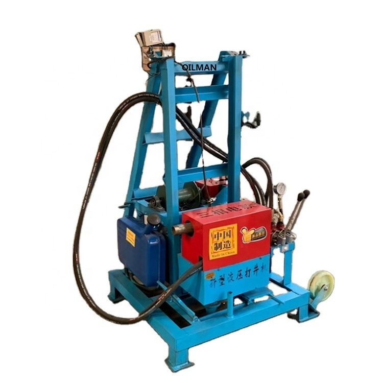 Small Electric Water Well Drilling Rigs / Portable Deep Water Bore Drilling Machines For Sale