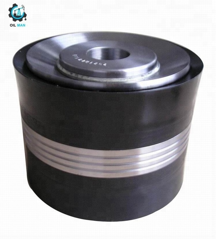 China manufacturer Emsco F800 mud pump bonded urethane piston