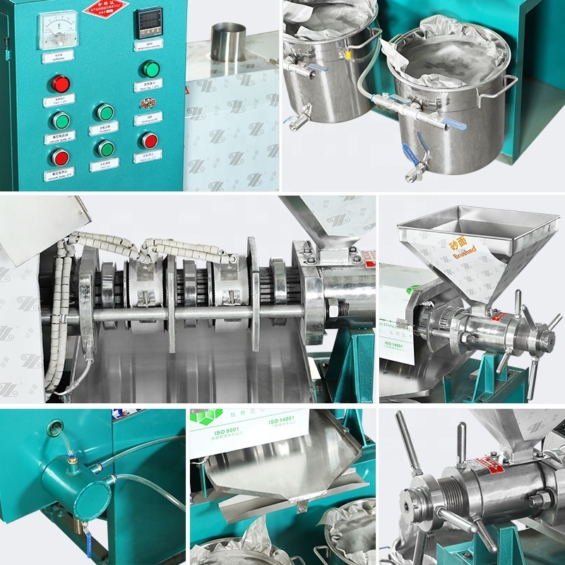 500-800kg oil press machine olive oil extraction machine cooking oil make machine With continuous feeder