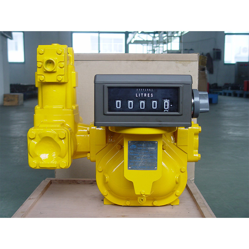 0.2% High Precision Fuel Diesel Mechanical Flow Meter for Diesel Measurement, 4 Inch Flow Meter with Counter