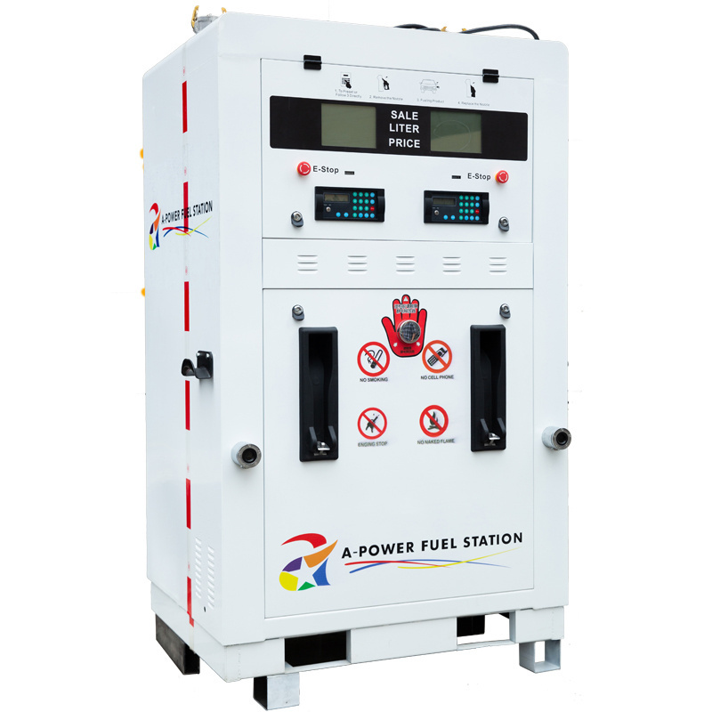 Mini Diesel and Petrol Skid Mobile Gas Station Portable 3000L Container Mini Mobile Fuel Station