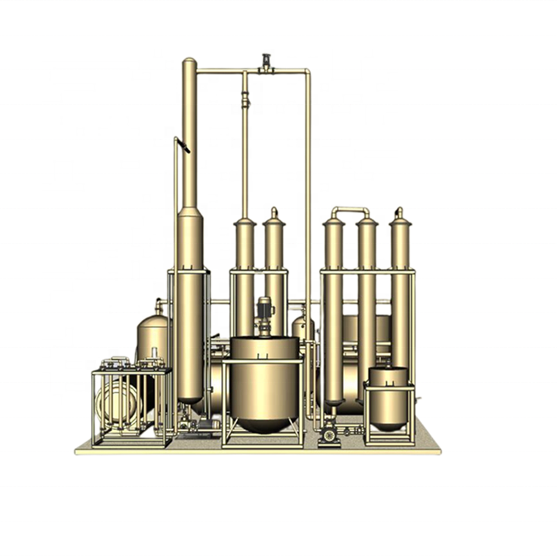 China Chongqing  Diesel Purification Machine Mini Oil Refinery for Sale Light Aviation Power