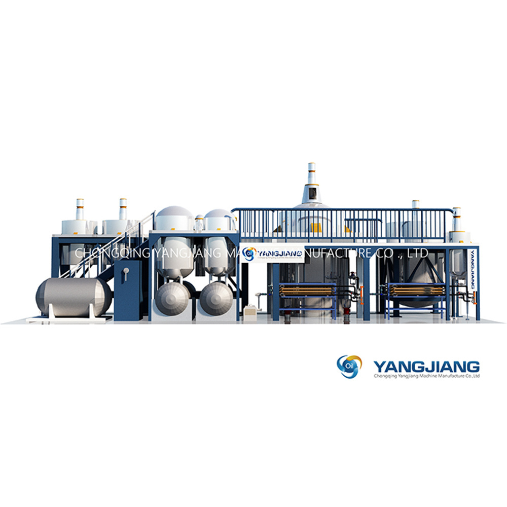 Yangjiang Recycle Machine Oil Hot Sale Mini Oil Refinery Plant