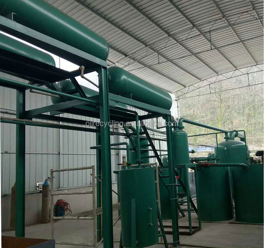 Used oil black diesel oil distillation machine