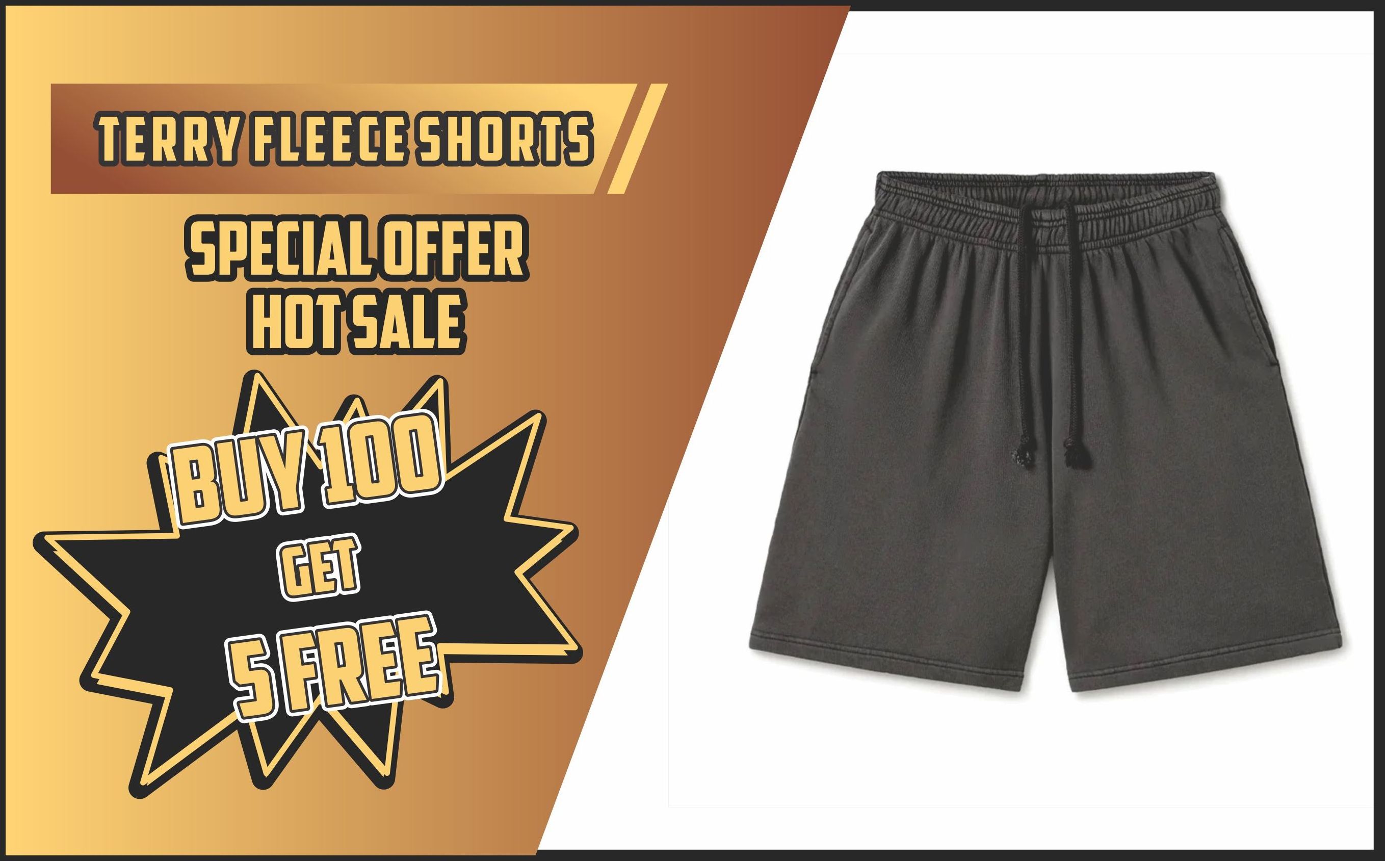 Mens wholesale sweatshorts sale