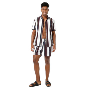 Plus Size Cabana Shirt for Men - Roomy and Comfortable Fit, Featuring Fun and Colorful Prints, Suitable for Beach and Everyday