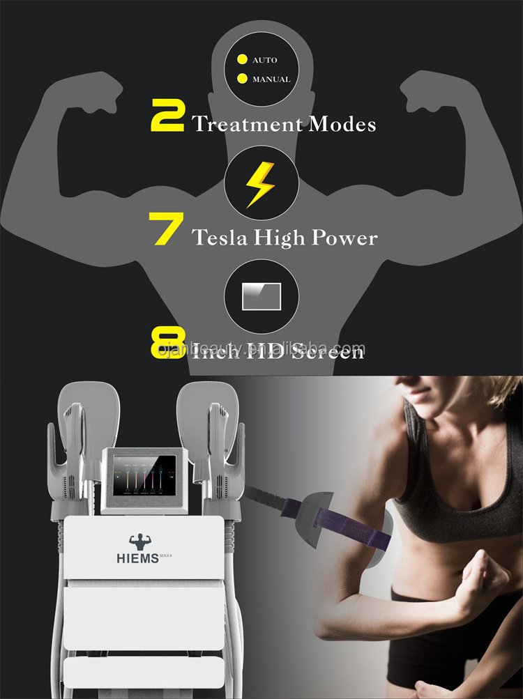 2024  High magnetic Body Slimming Muscle Building ems stimulation sculpting Weight Lose 10 tesla sculpt beauty equipment