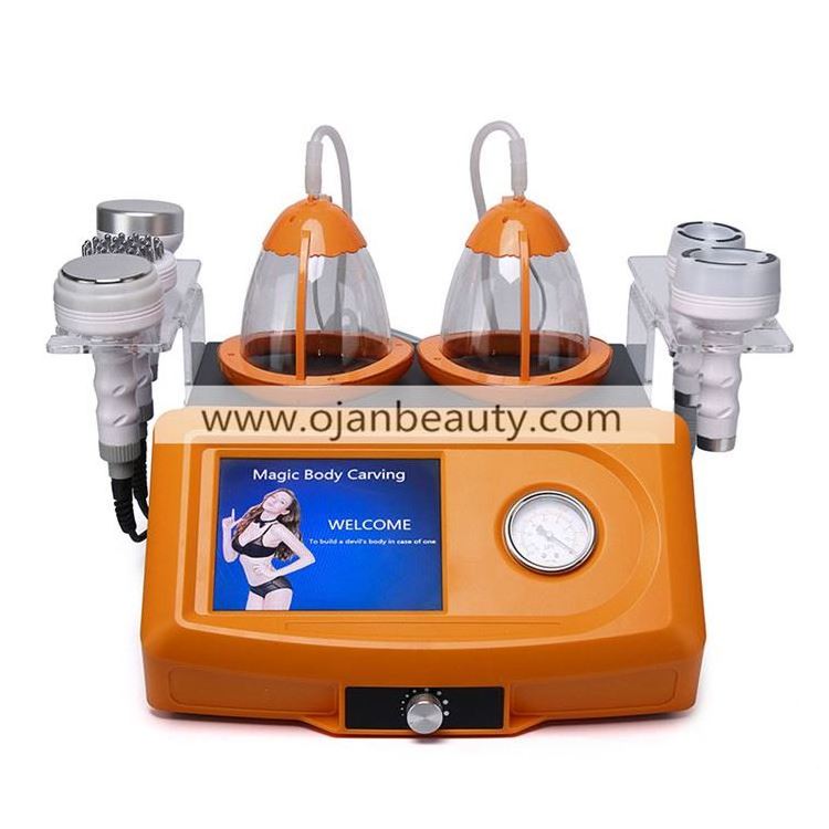 7 IN 1 80k Breast Enlargement Booty Cupping Lift Vacuum Body Shaping Machine For Beauty Salon