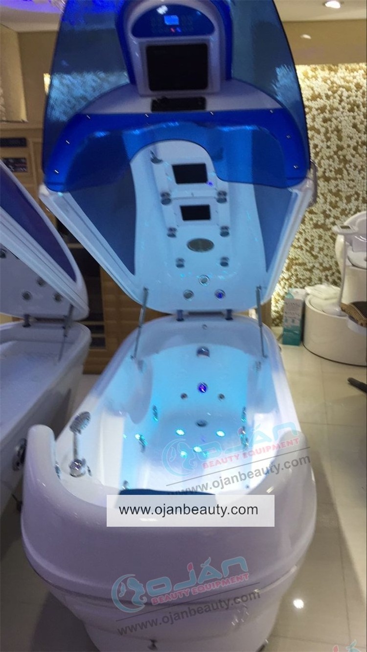 Wet & dry water massage bed / multifunctional spa capsule hydro massage