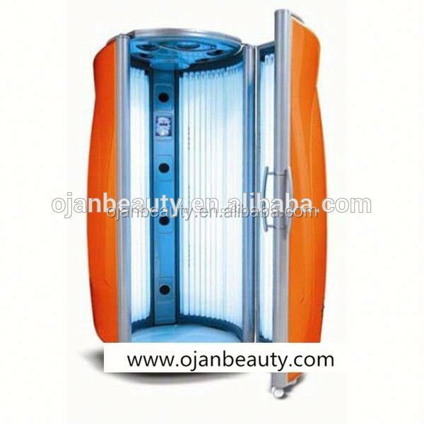 Commerical stand up tanning bed orange vertical skin solarium tanning bed