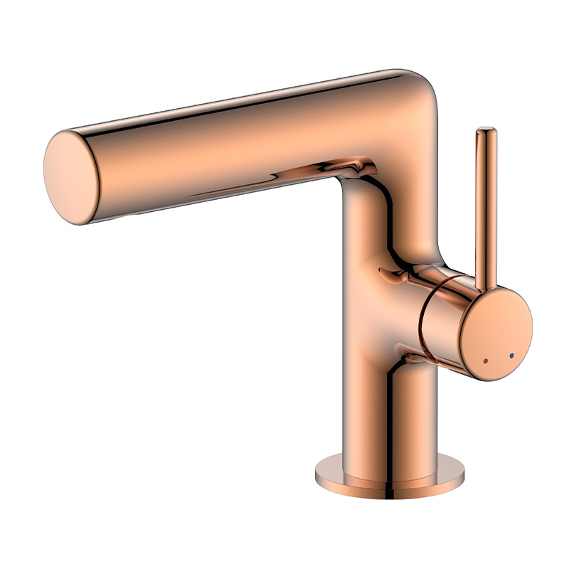 2021 New products Modern Bathroom Faucet Single Handle Vanity Sink Faucet Brass Rust Free Matte Black Brass basin faucet