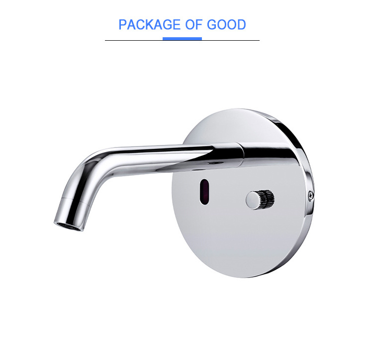 Touchless Stainless Steel Sink Smart Infrared Automatic Motion Touchless Sensor Faucet Bathroom Faucet