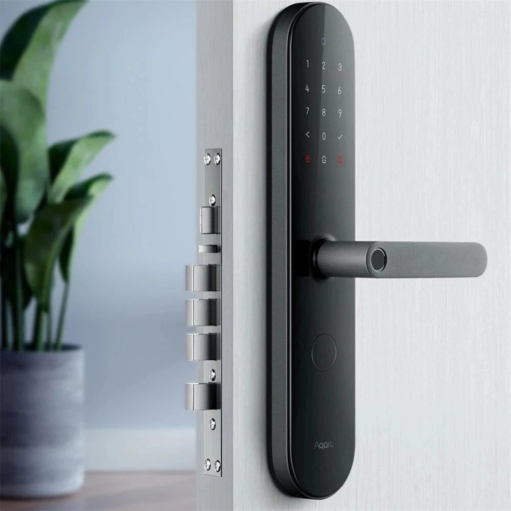 M-N100-1-1 2022 Mijia Mihome HomeKit Password Security Protection Digital Biometric Electronic Card  Fingerprint Smart Door Lock