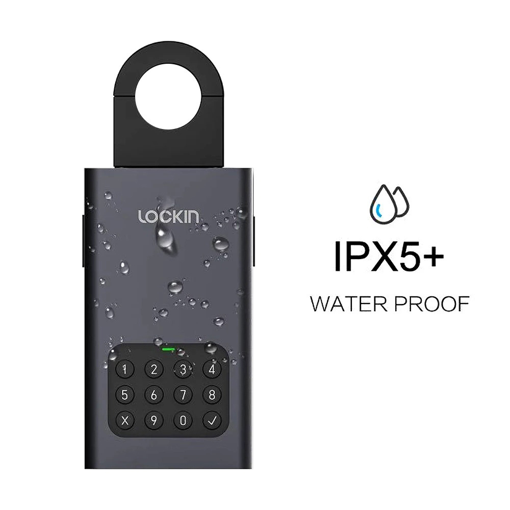 Loock L1 Waterproof Smart Key Safe Lock Box Tuya APP Connected Storage Wall Mounted Remote Password Control Large Lockbox