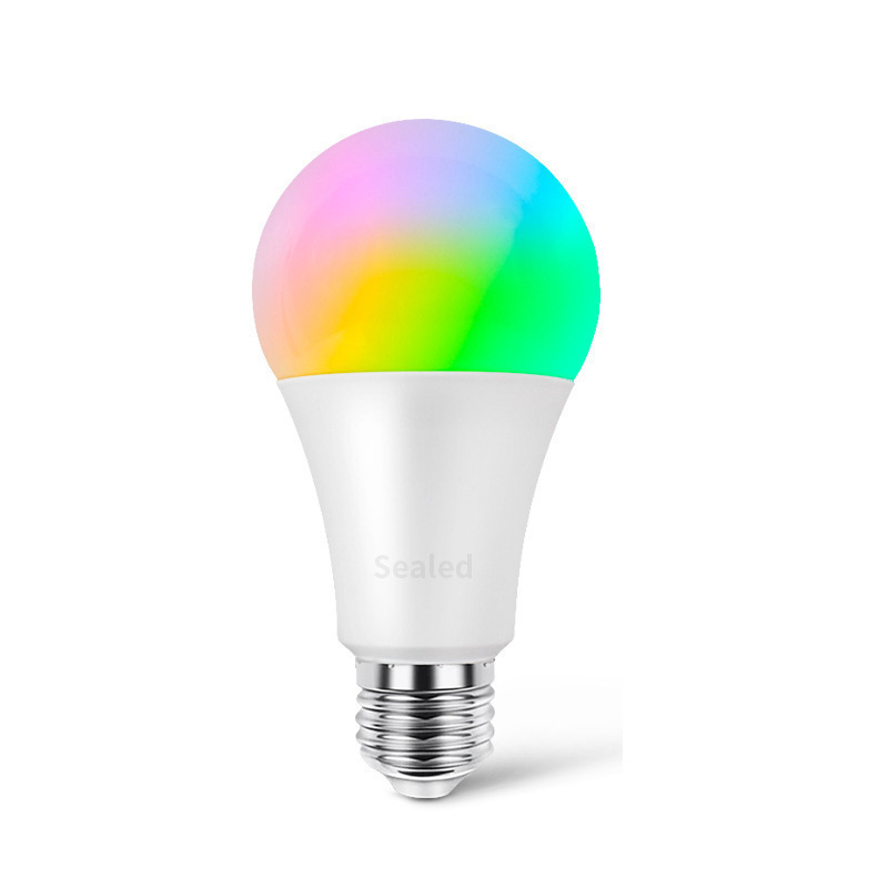 2023 New Color Changing Tuya wifi,Zigbee Alexa Lamp  Light Bulb 9W Rgb Multicolor E26/E27/B22 Zigbee  Led Smart Bulb