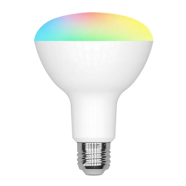 BR30 door lighting Smart WiFi LED Light Bulbs Compatible with Alexa and Google Home RGB+CW 12W Smart bulb