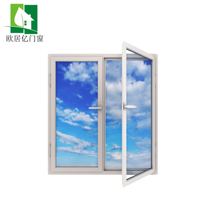 Top Brand UPVC Conch Profile Impact Window PVC upvc Casement Windows with Grills Design