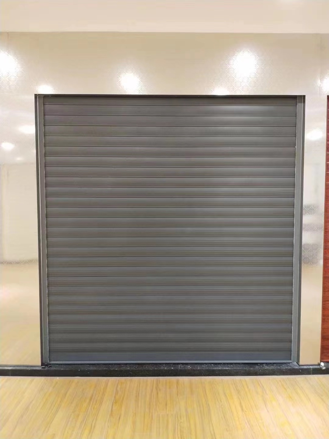 Up and down roller shutter bullet proof vertical window outside shutter door kitchen cabinet roller shutter door