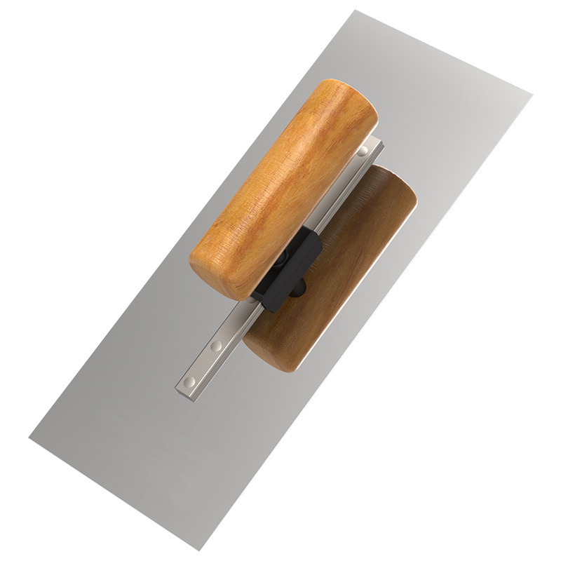 KAFUWELL WK3460 Stainless Steel Plastering Trowel Wooden Concrete Trowel