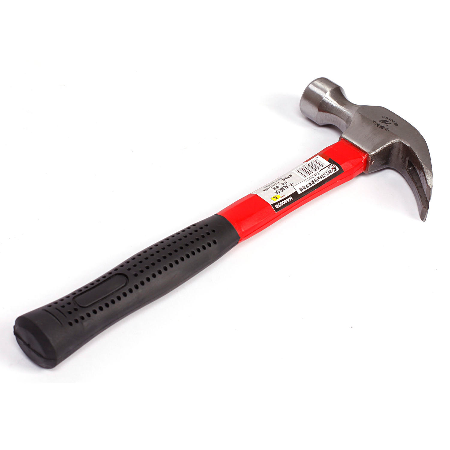 KAFUWELL Fiberglass Handle 8oz 12oz 16oz Nail Hammer Carbon Steel Claw Hammer With Plastic Handle