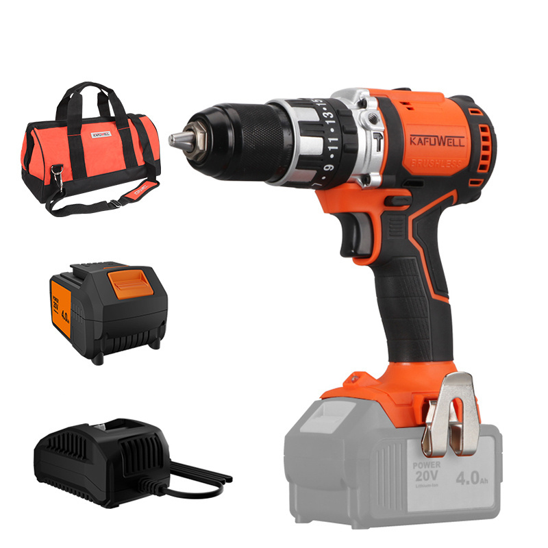 KAFUWELL PA4503HB-W-4S-1 Rechargeable Brushless Bor Cordless Impact Drill Industrial Electric Portable 20v Other Power Drills