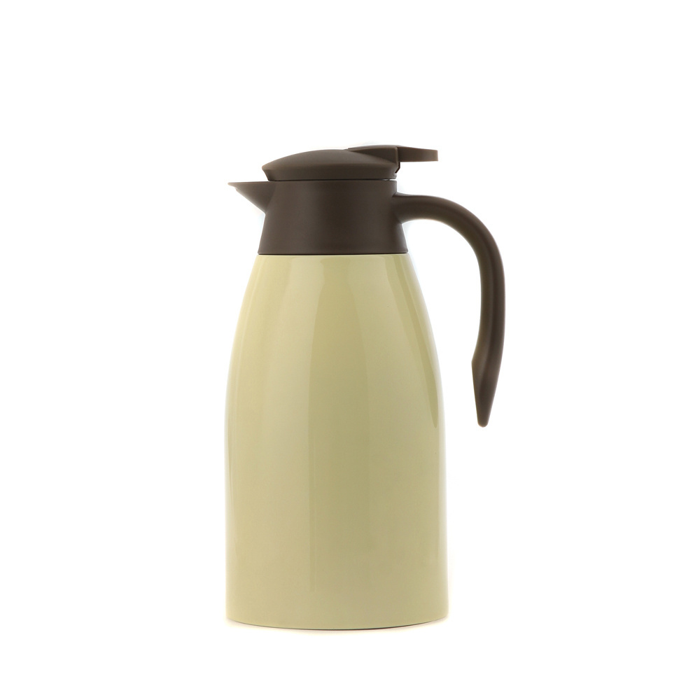 Classic Wholesale 2000ML Double Wall Stainless Steel Insulated Thermos Tea Coffee Pot Thermal Coffee Carafe