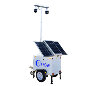 OK-PRO7 Mobile CCTV Camera Surveillance Solution Waterproof Solar CCTV Trailer