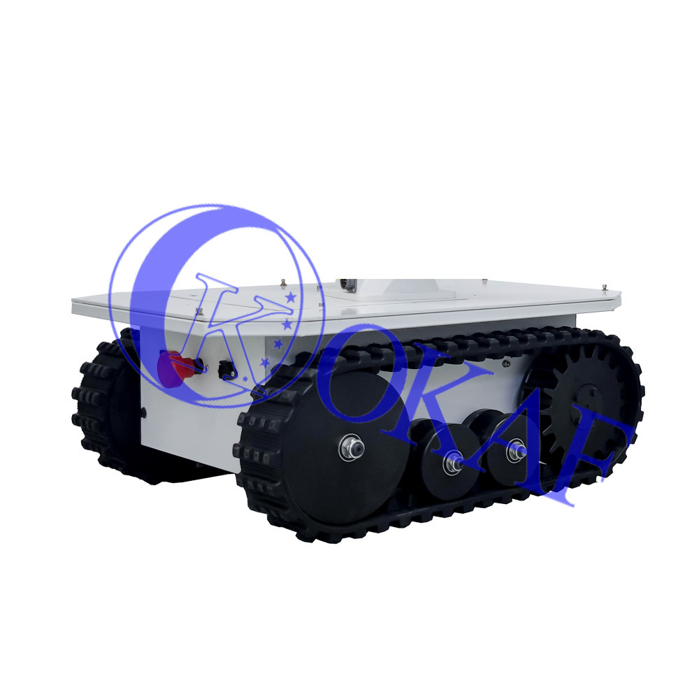 Electric Tracked Robot Platform Undercarriage stair climbing robot tank chassis crawler robot chassis