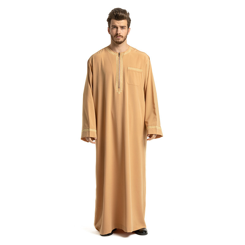 High Quality Arabic Thobe For Men Islamic Clothing Thobe Abaya Daffah Al-Aseel Haramain Qamis daffah al aseel thobe