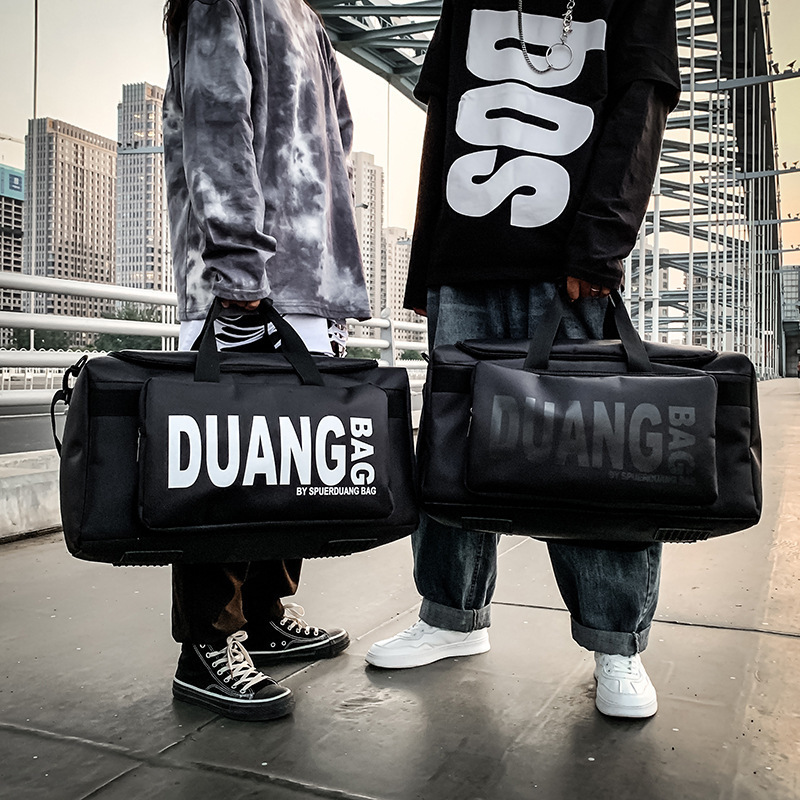 Custom oxford fabric men's sports fitness duffel bag dry and wet separation fitness yoga gym travel new basketball bag