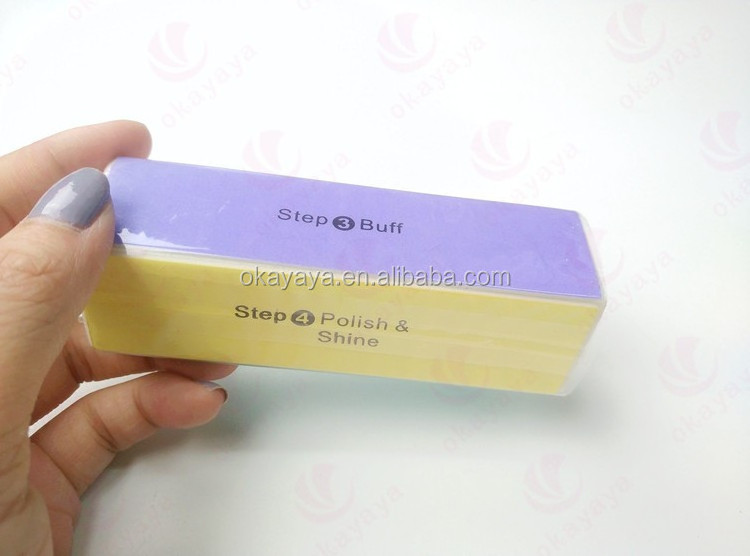 Manufacture Supply 4 Way Shiny Nail Buffing Block Wholesale Custom Best Nail Buffer And Shiner For Pedicure Manicure