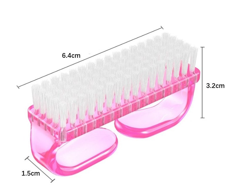 Pedicure  Manicure Tools Handle Grip Nail Brush Hand Fingernail Brush Cleaner Scrubbing for Toes and Nails Men Women