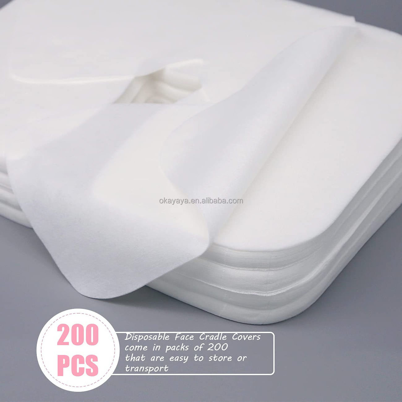 Factory Direct Disposable Non-woven Face Rest Cover Face Cradle Cover Pillow Cover For Massage Bed