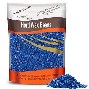 Hard Wax Beads for Hair Removal for Brazilian Underarms Bikini Back and Chest Pearl Beans for Wax Warmer Chamomile