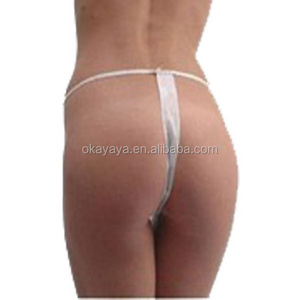 Women Non-Woven Disposable Underwear Individually-Wrapped One Size Fits Most of for Tanning