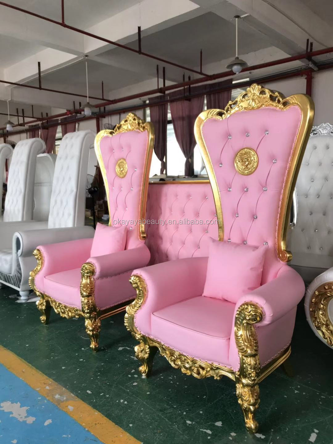 Wedding King and Queen Lion Chairs King Chair