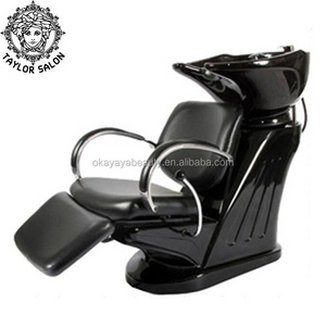 hair salon shampoo chair black shampoo bed portable wash chair with sink