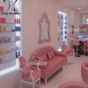 Nail salon furniture parlour chairs make up chair hairdresser pink beauty salon chair